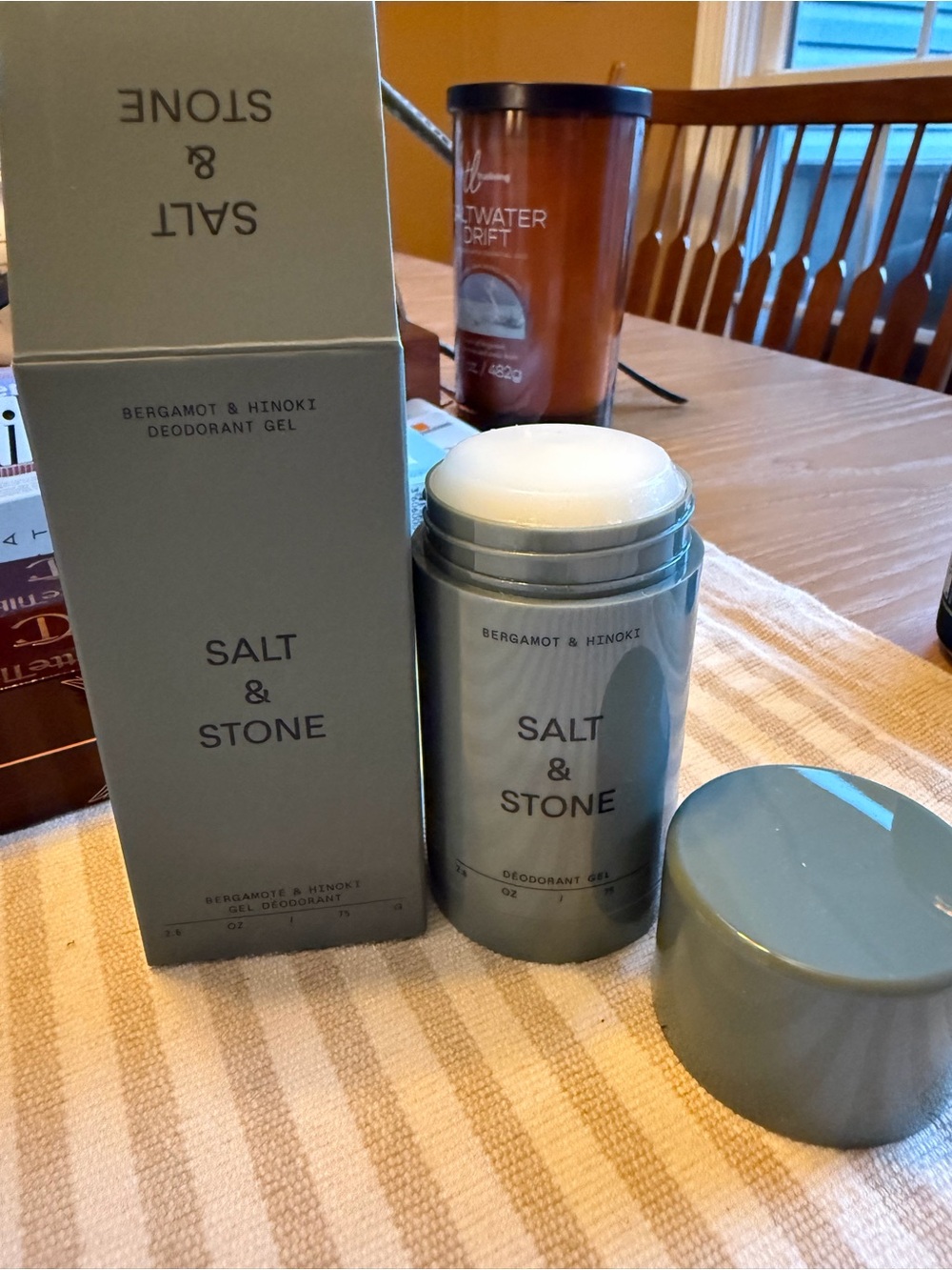 Salt & Stone Bergamot & Hinoki Deodorant Gel — Sage Green
